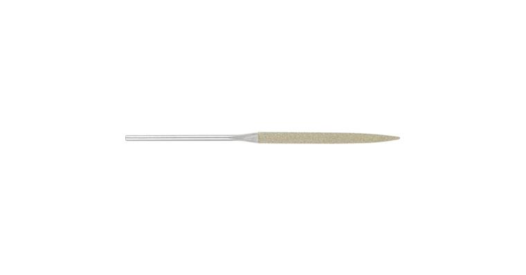 Diamant-Nadelfeile Messer D 126 mittel Länge 140 mm Schaft-Ø 3 mm