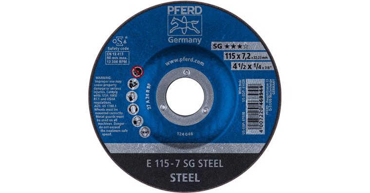 Schruppscheibe SG STEEL E 115x7,2x22,23 mm