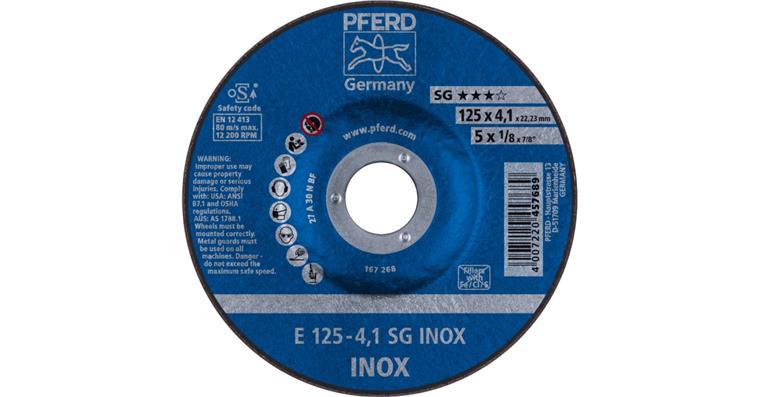 Schruppscheibe SG INOX E 125x4,1x22,23 mm