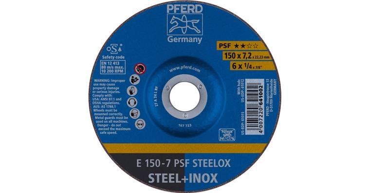 1001434956 GRINDING DISC E150-7A24LPSF