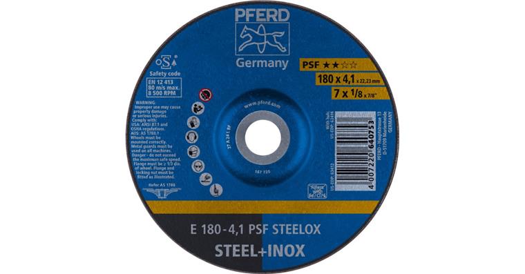 1001434951 Schruppscheibe PSF STEELOX E 180x4,1x22,23 mm