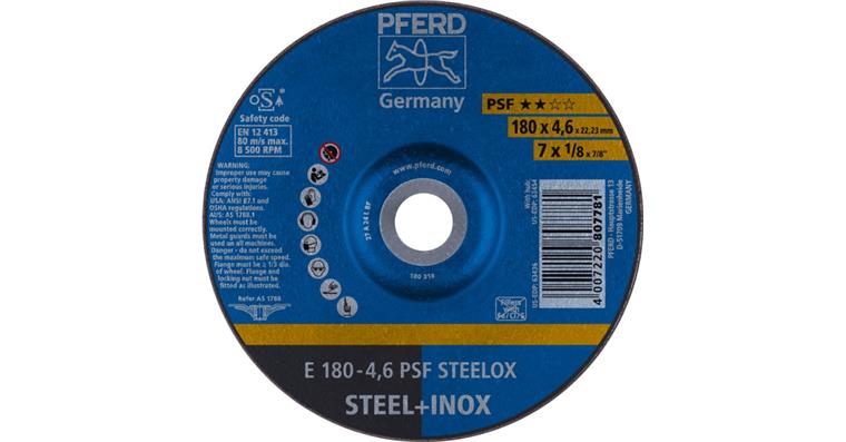1001436752 Schruppscheibe PSF STEELOX E 180x4,6x22,23 mm