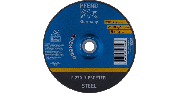 Schruppscheibe PSF STEEL E 230x7,2x22,23 mm