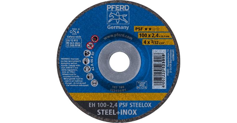 Trennscheibe PSF STEELOX gekröpft EH 100x2,4x16 mm