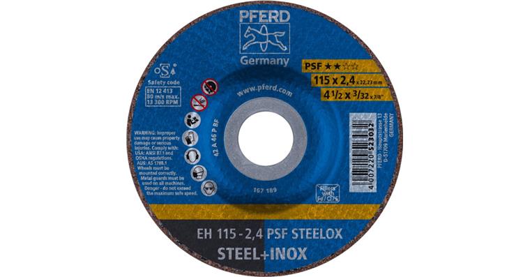 Trennscheibe PSF STEELOX gekröpft EH 115x2,4x22,23 mm