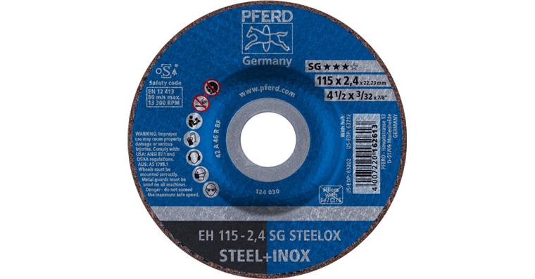 Trennscheibe SG STEELOX gekröpf EH 115x2,4x22,23 mm