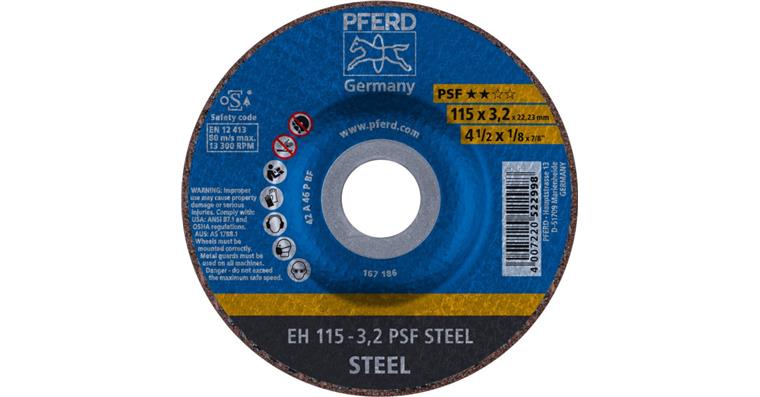 Trennscheibe PSF STEEL gekröpft EH 115x3,2x22,23 mm