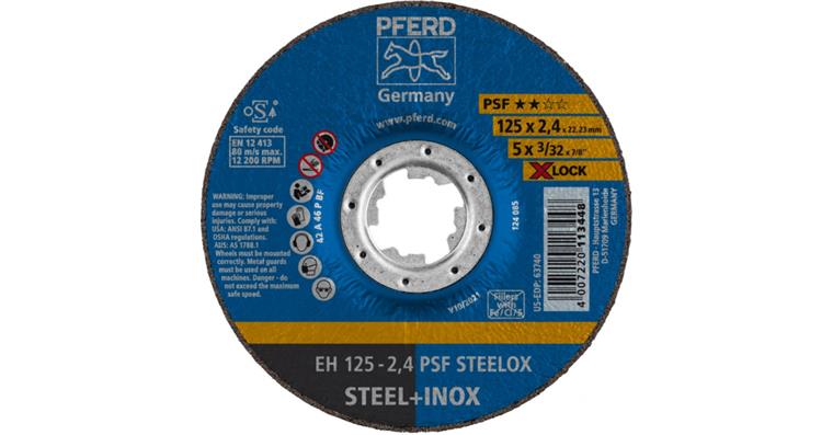 Trennscheibe PSF STEELOX gekröpf EH 125x2,4 mm X-LOCK