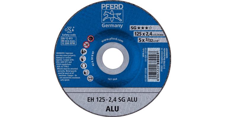 Trennscheibe SG ALU gekröpft EH 125x2,4x22,23 mm