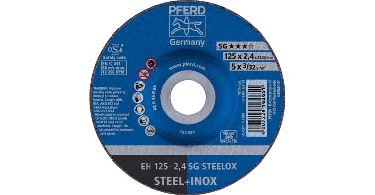 Trennscheibe SG STEELOX gekröpf EH 125x2,4x22,23 mm