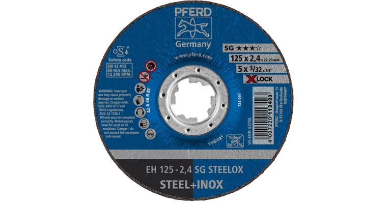 Trennscheibe SG STEELOX gekröpf EH 125x2,4 mm X-LOCK