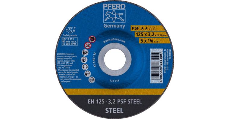 Trennscheibe PSF STEEL gekröpft EH 125x3,2x22,23 mm