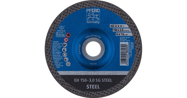 Trennscheibe SG STEEL gekröpft EH 150x3,0x22,23 mm