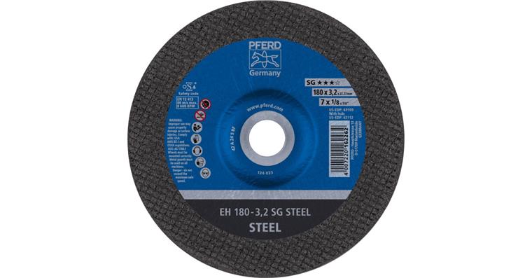 Trennscheibe SG STEEL gekröpft EH 180x3,2x22,23 mm