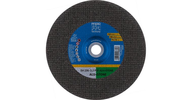 Trennscheibe PSF ALU+STONE gekröpft EH 230x3,2x22,23 mm