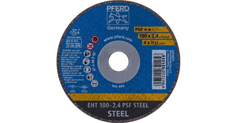 Trennscheibe PSF STEEL gerade EHT 100x2,4x16 mm