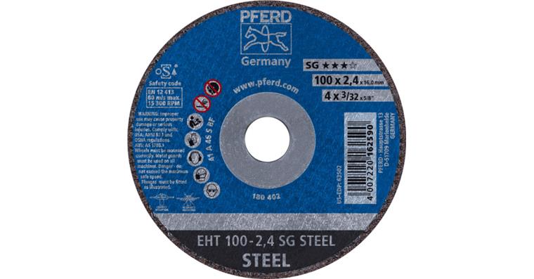 Trennscheibe SG STEEL gerade EHT 100x2,4x16 mm