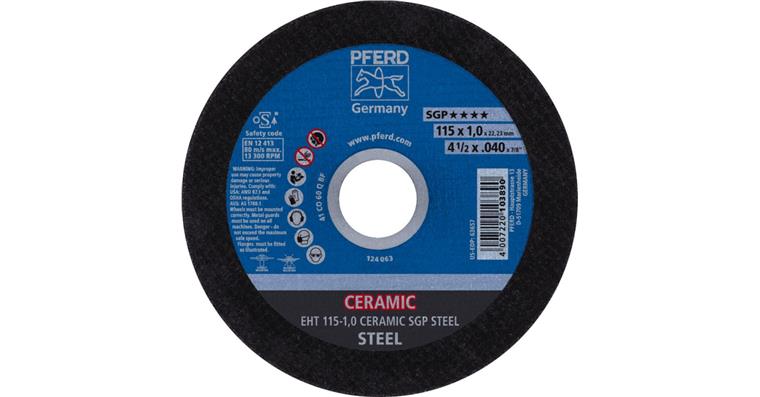 Trennscheibe SGP STEEL gerade EHT 115x1,0x22,23 mm