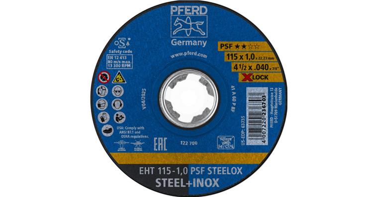 Trennscheibe PSF STEELOX gerade EHT 115x1,0 mm X-LOCK
