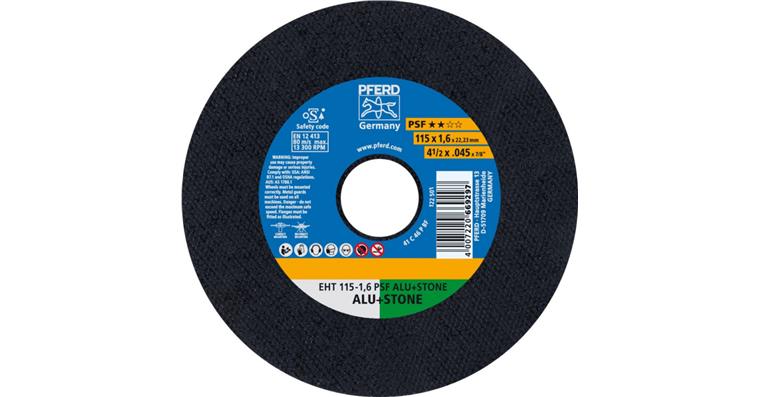 Trennscheibe PSF ALU+STONE gerade EHT 115x1,6x22,23 mm