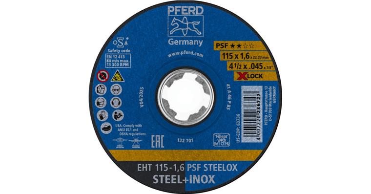 Trennscheibe PSF STEELOX gerade EHT 115x1,6 mm X-LOCK