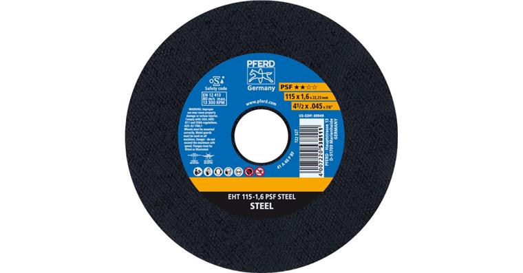 Trennscheibe PSF STEEL gerade EHT 115x1,6x22,23 mm