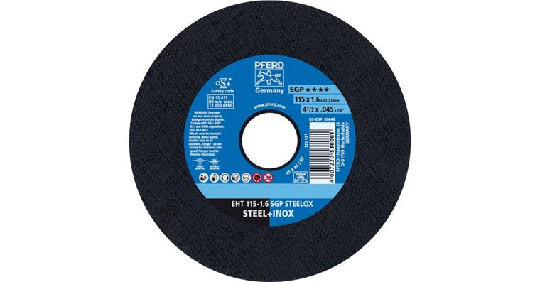 Trennscheibe SGP STEELOX gerade EHT 115x1,6x22,23 mm