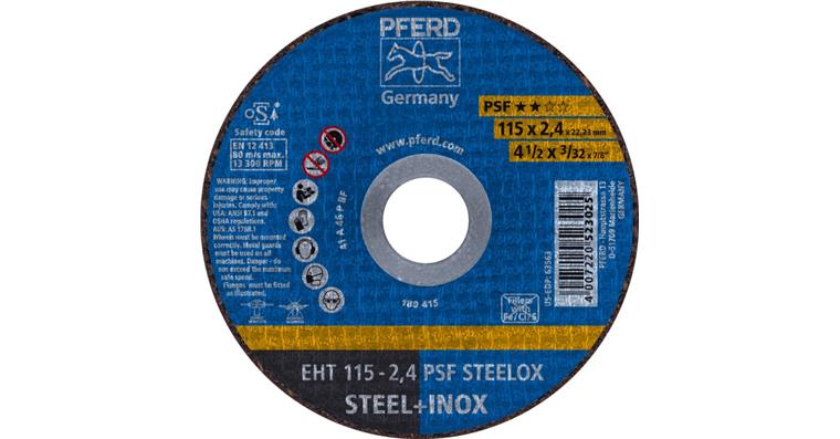 Trennscheibe PSF STEELOX gerade EHT 115x2,4x22,23 mm