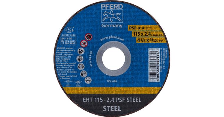 Trennscheibe PSF STEEL gerade EHT 115x2,4x22,23 mm