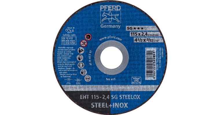Trennscheibe SG STEELOX gerade EHT 115x2,4x22,23 mm
