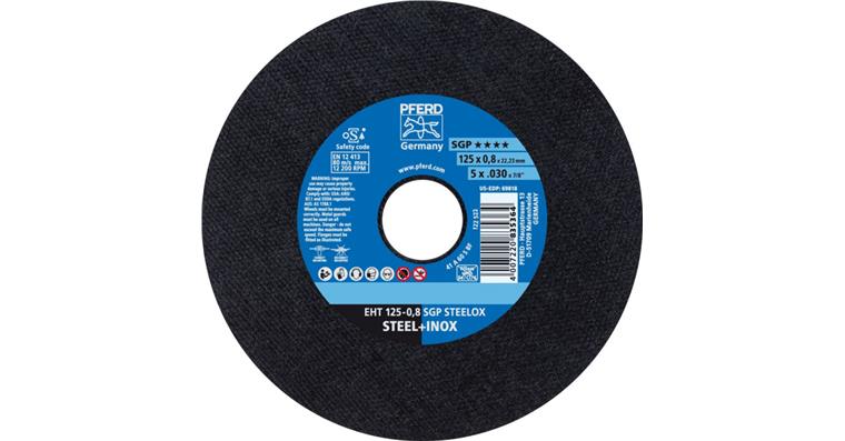 Trennscheibe SGP STEELOX gerade EHT 125x0,8x22,23 mm