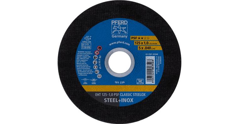 Trennscheibe PSF CLASSIC STEELOX gerade EHT 125x1,0x22,23 mm