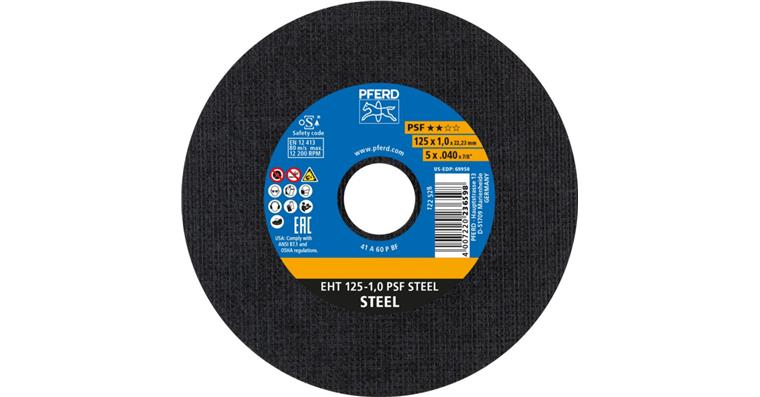 Trennscheibe PSF STEEL gerade EHT 125x1,0x22,23 mm