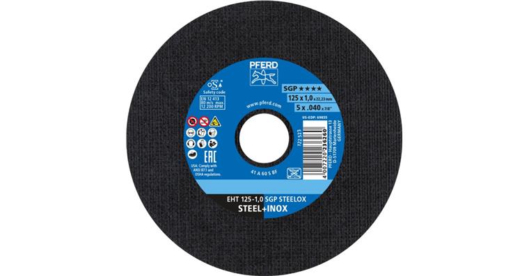 Trennscheibe SGP STEELOX gerade EHT 125x1,0x22,23 mm