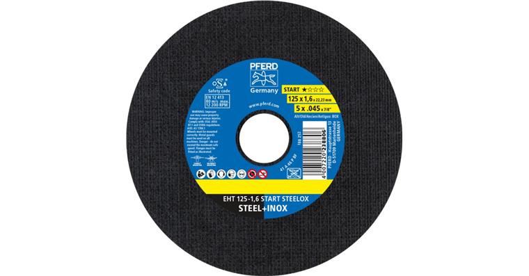 Trennscheibe START STEELOX gerade EHT 125x1,6x22,23 mm