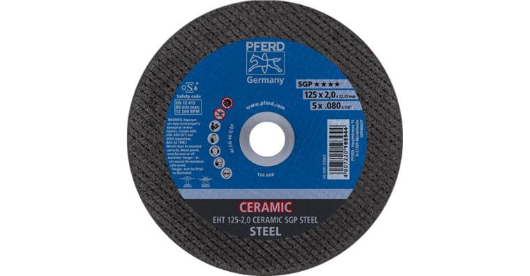 Trennscheibe SGP STEEL gerade EHT 125x2,0x22,23 mm