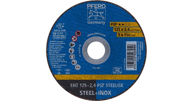 Trennscheibe PSF STEELOX gerade EHT 125x2,4x22,23 mm