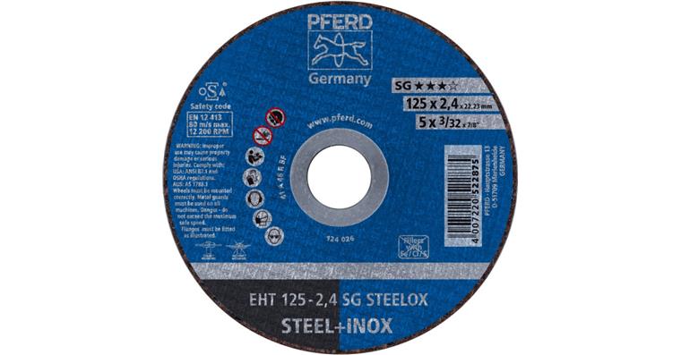 Trennscheibe SG STEELOX gerade EHT 125x2,4x22,23 mm