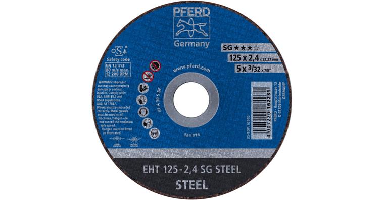 Trennscheibe SG STEEL gerade EHT 125x2,4x22,23 mm