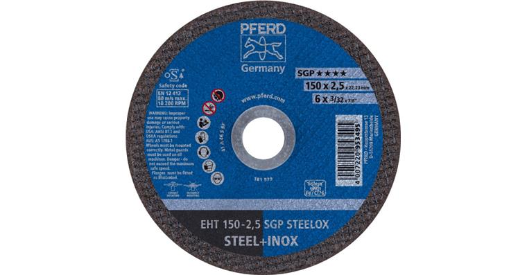 Trennscheibe SGP STEELOX gerade EHT 150x2,5x22,23 mm