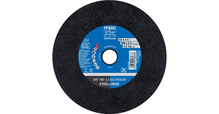 Trennscheibe SG STEELOX gerade EHT 180x2,5x22,23 mm