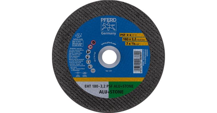 Trennscheibe PSF ALU+STONE gerade EHT 180x3,2x22,23 mm