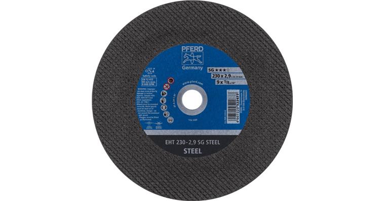 Trennscheibe SG STEEL gerade EHT 230x2,9x22,23 mm