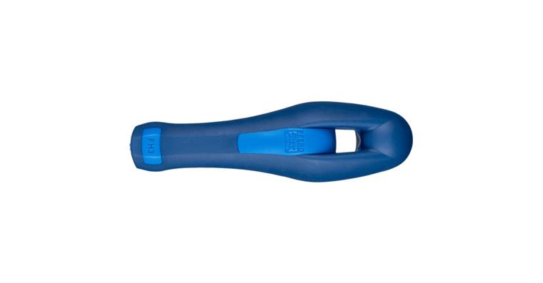 Erg. file handle soft gripping surfaces f. file lengths 100-150 mm standard tang