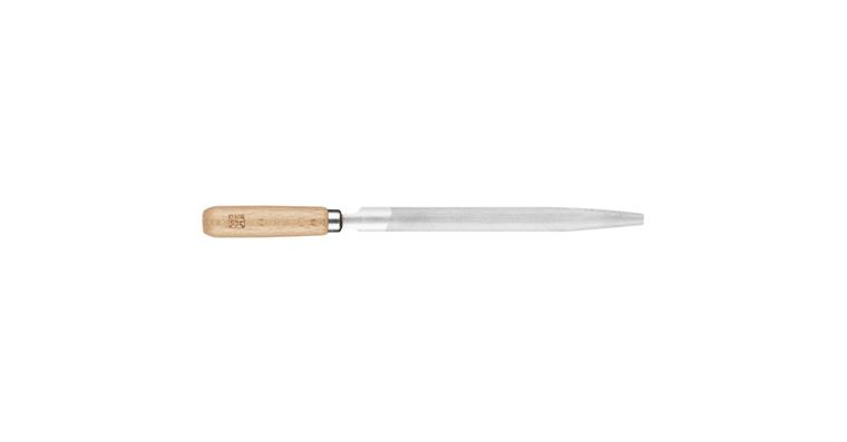 Schlüsselfeile mit Heft Halbrund 100mm Hieb 2 für filigrane Feilarbeiten