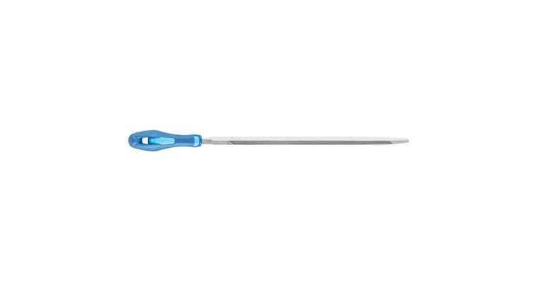 1001433875 Sägefeile mit Heft Dreikant extra schmal 150mm Hieb 2 universell zum Schärfen
