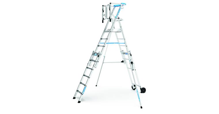 Teleskop-Plattformleiter ZAP Masterflex Plus S 6/9 Arbeitshöhe 4,30 m