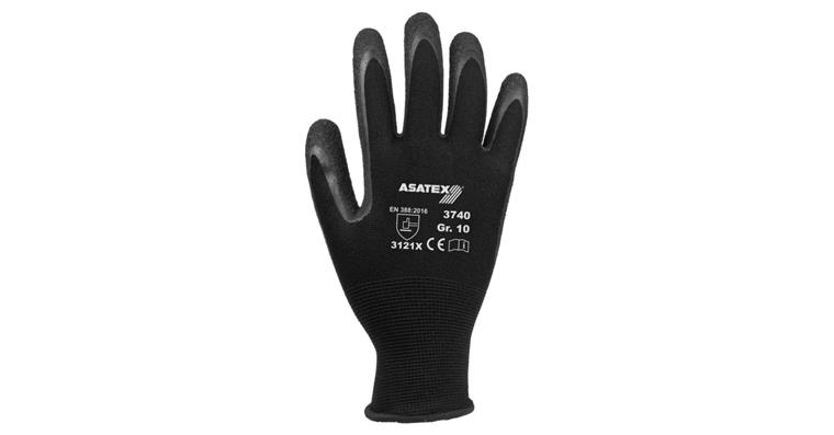 Polyester-Strickhandschuh Latex VE=12 Paar Gr.9