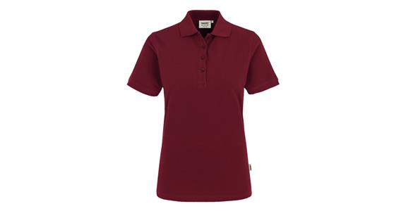 Damen Polo-Shirt Classic weinrot Gr.L