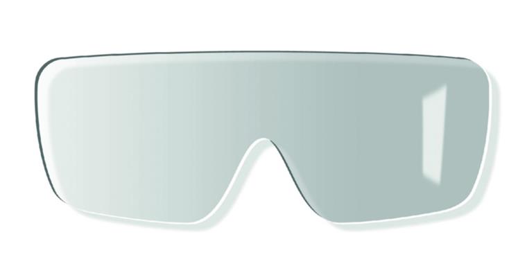 Spare lens clear f. full-vision goggles uvex ultravision art.no. 1093009 055-056